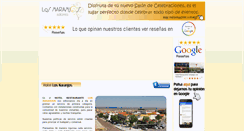 Desktop Screenshot of hotellosnaranjoscastuera.com